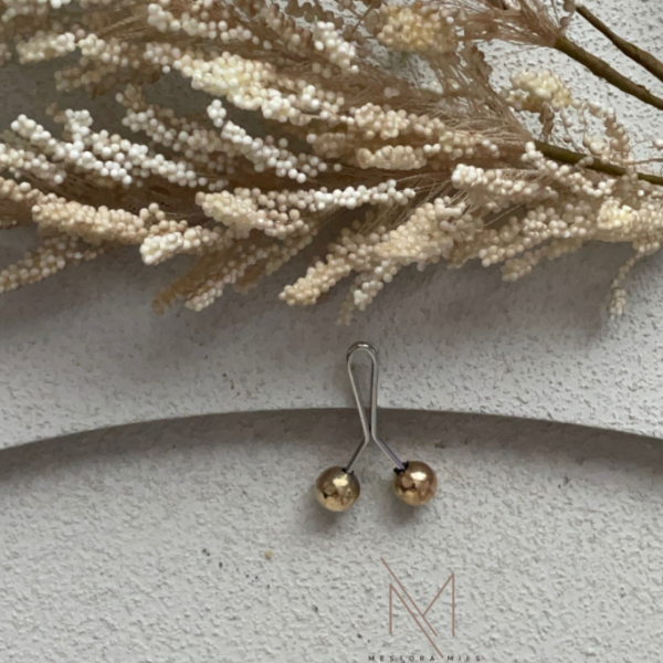 Hoofddoek speld - goud