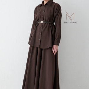 katoenen twinset rok blouse co-ordset