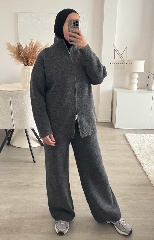 co-ord set warm winter herfst zara mango