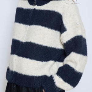 vest gestreept zipped wol zara