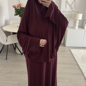 abaya en khimaar set premium jersey