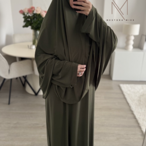 abaya en khimaar set premium jersey