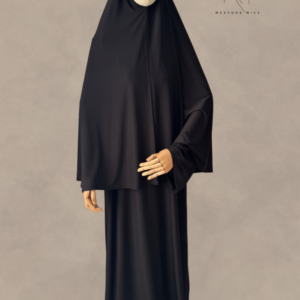 Khimaar & Abaya set - zwart