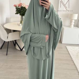 abaya en khimaar set premium jersey