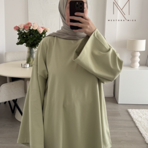 BASIC SHIRT MET LANGE MOUWEN ZARA