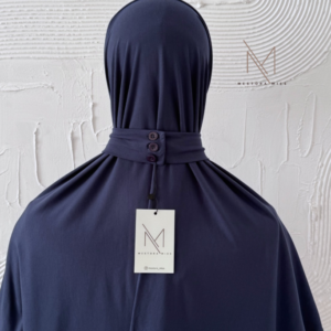 Deep navy hijab bamboo