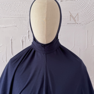Deep navy- instant bamboo jersey hijab