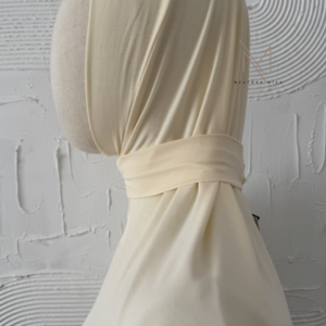 butter yellow instant bamboo jersey fabric