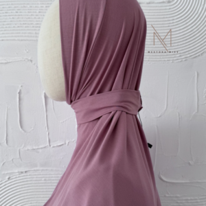 dusty mauve bamboo jersey hijab