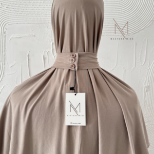 light taupe instant bamboo jersey fabric