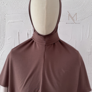 rose taupe instant bamboo jersey hijab