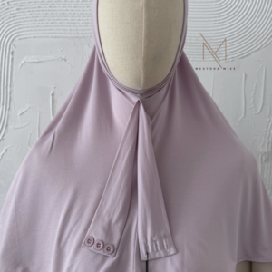 soft lilac - hoofddoek bamboo jersey instant