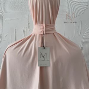softy pink bamboo jersey hijab