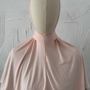 softy pink instant bamboo jersey hijab
