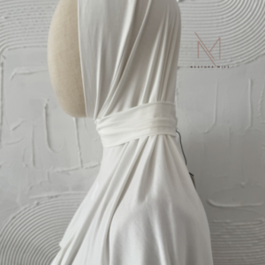 white bamboo jersey fabric