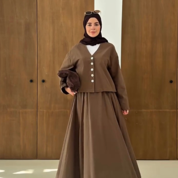 Yarra cotton set skirt top