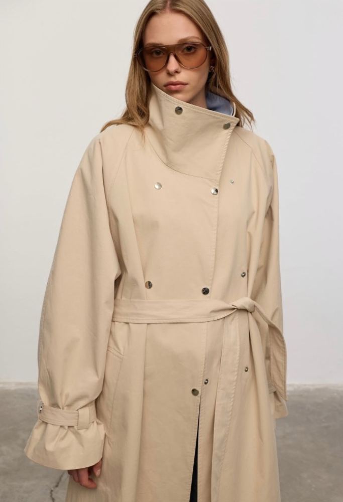 Long trenchcoat – Beige